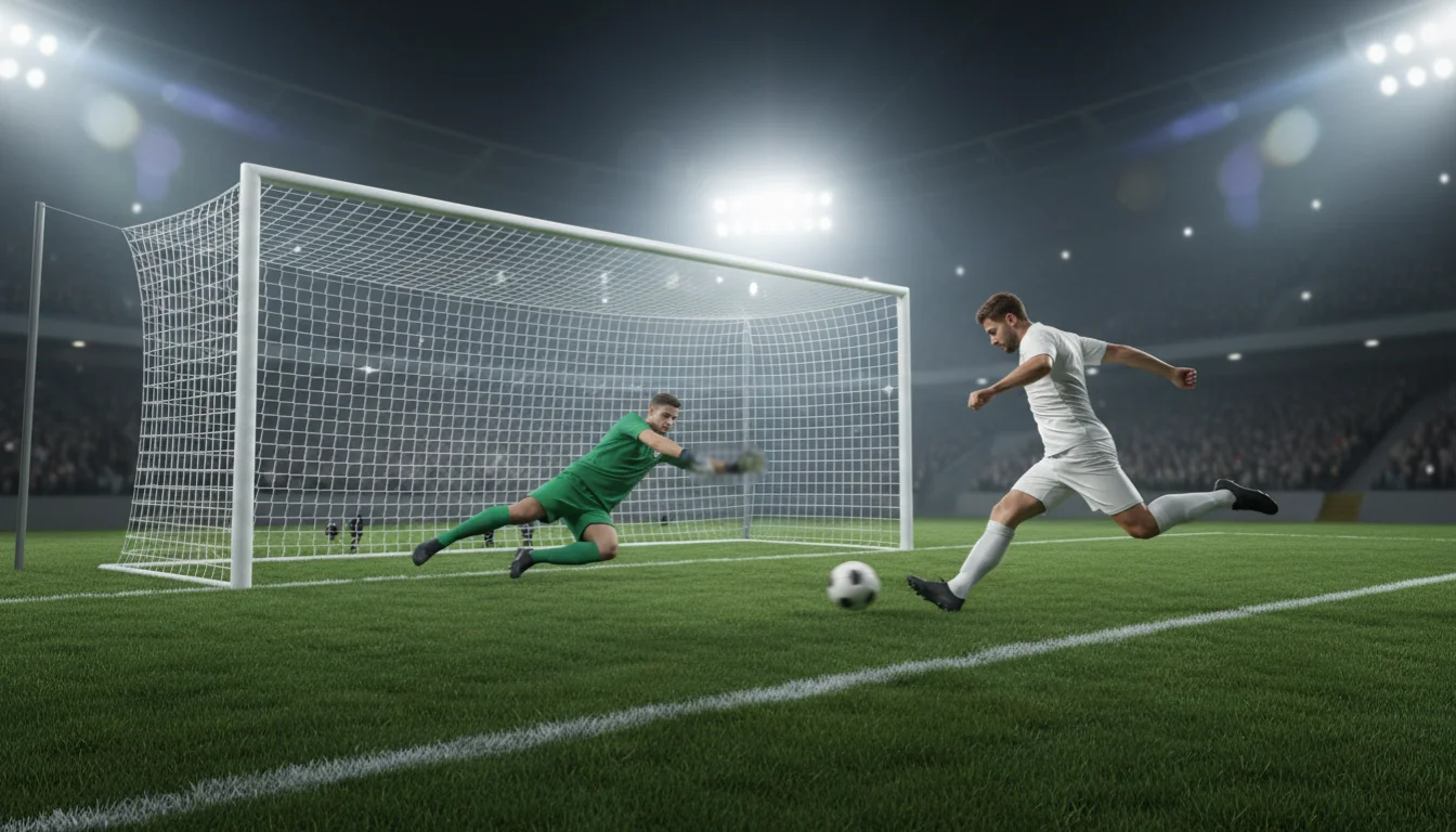 Scommesse live durante partita di calcio
